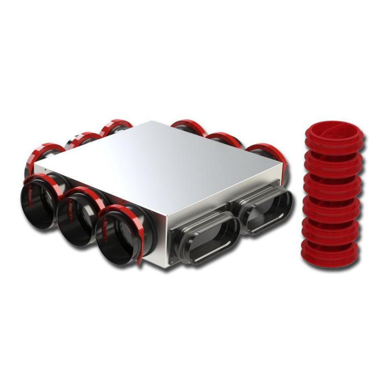 ComfoCube CT 350 - Verdeelkast CK300-9xDN90-RLC