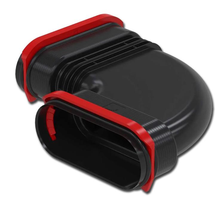 ComfoFit - Horizontale bocht flat 51 90° - RLC