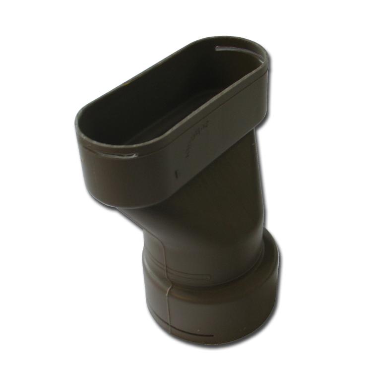 ComfoTube flat 51 rechte overgang DN90/flat 51 (oud type)