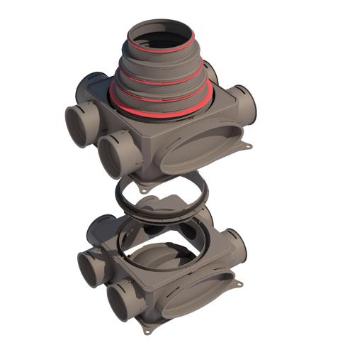 Verdeelbox DBOX 212V 12 aansluitingen