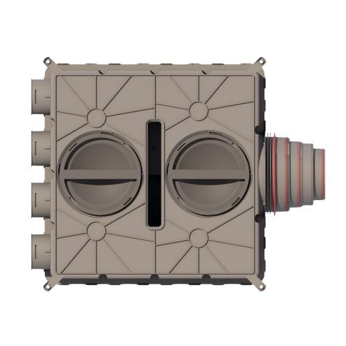 Universele luchtverdeelkast DB808 125-200 met 8 aansluitingen