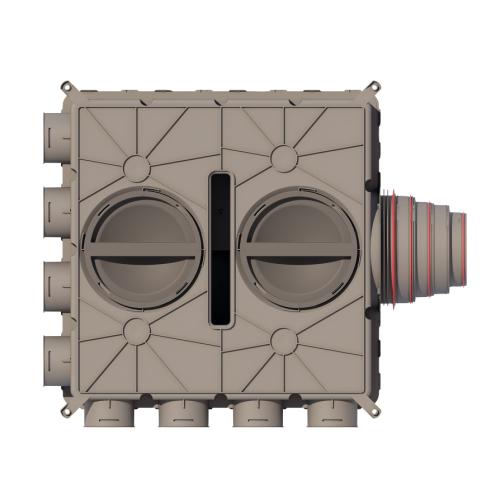 Universele luchtverdeelkast DB816 125-200 met 16 aansluitingen