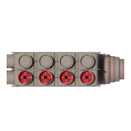 Universele luchtverdeelkast DB816 125-200 met 16 aansluitingen