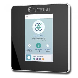 Systemair Save Touch zwart